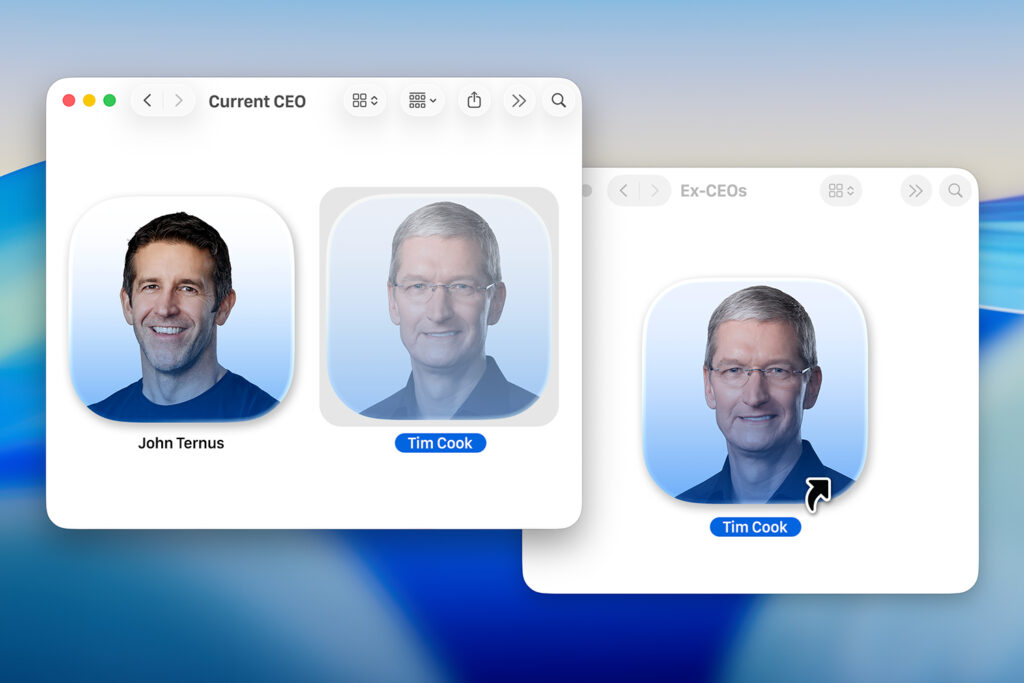 Dragging Tim Cook to Ex-CEOs folder