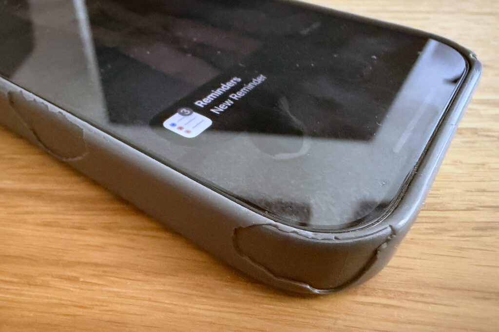 Broken iPhone case