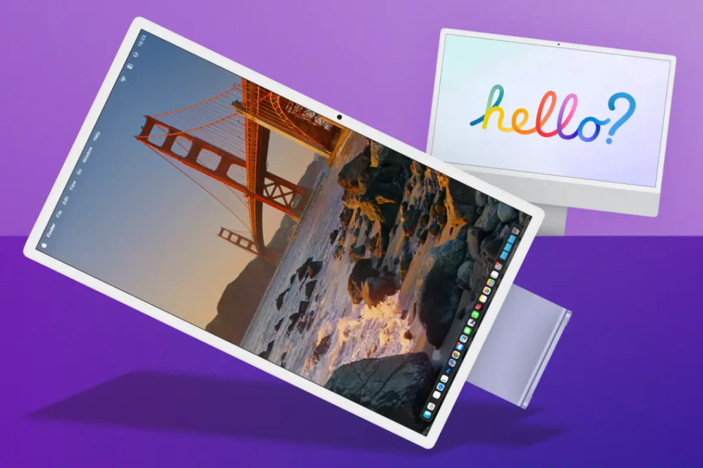 Old iMac meets dream iMac